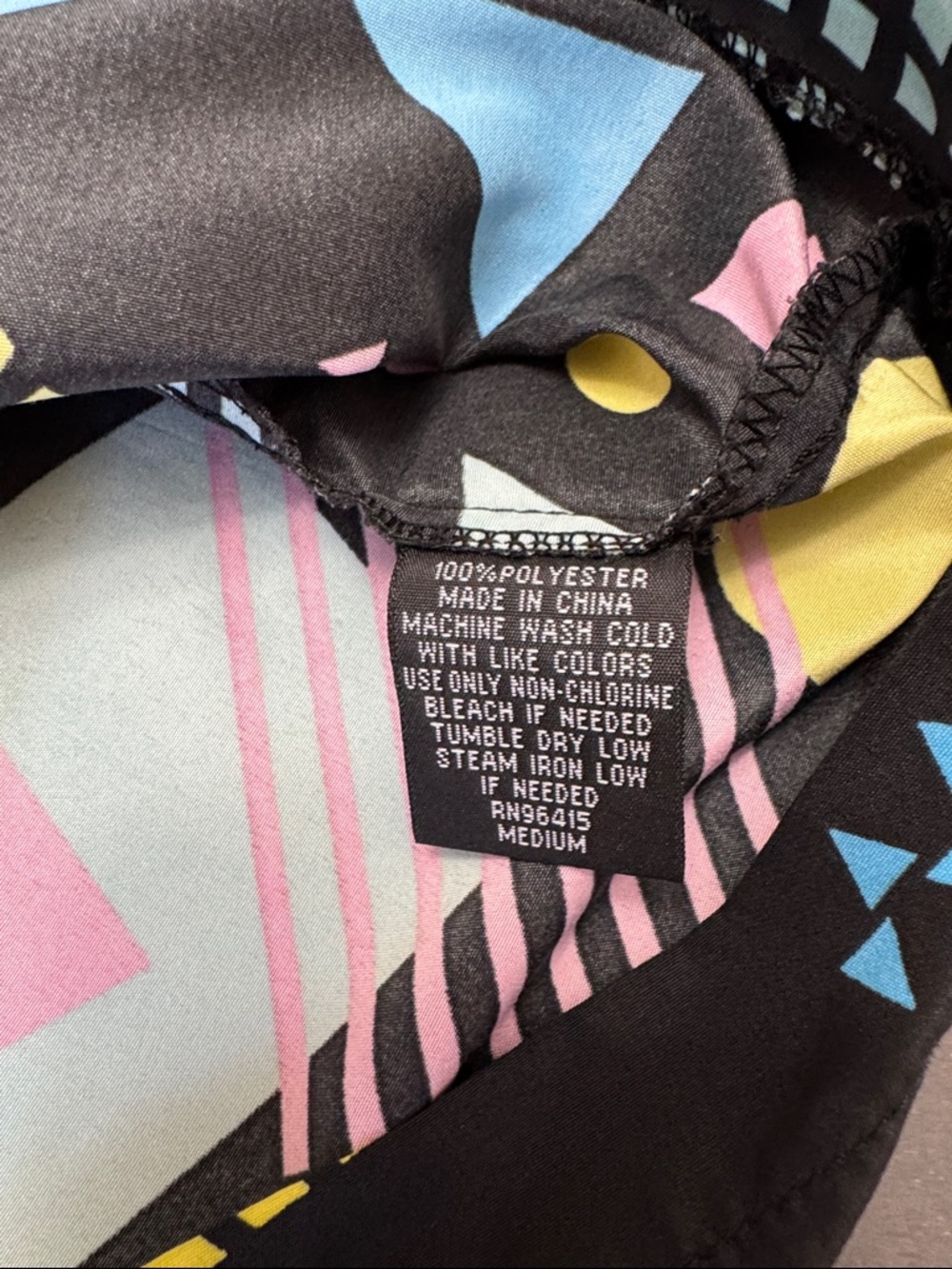 Super Massive Jacket Men's 1/2 Zip Pullover Windbreaker Hooded Medium 90s Unisex - Picture 7 of 16